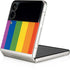 Vertical Rainbow Flag Galaxy Z Flip4 5G Skin